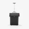 Reisenthel trolley M boodschappentrolley tas 43L zwart polyester 2 wielen NT7003
