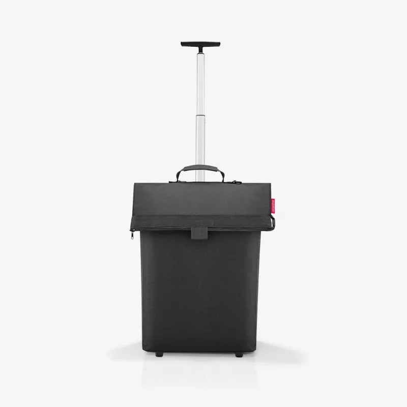 Reisenthel trolley M boodschappentrolley tas 43L zwart polyester 2 wielen NT7003