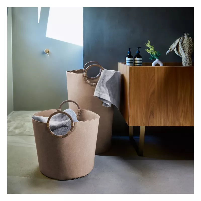 Reisenthel loophome S VR6043 wasmand, rond, polyester/aluminium, Twist Coffee