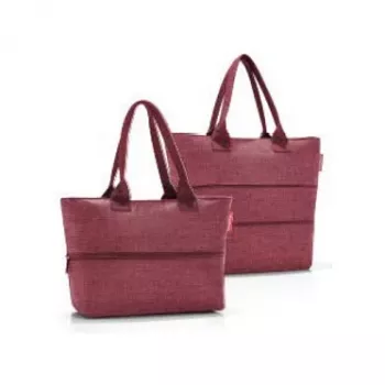 Reisenthel shopper e1 boodschappentas Twist Maroon 12L RJ3104