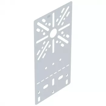 OBO Bettermann MP FL DD verticale vlakke montageplaat 235x120 mm, staal, zink-aluminium gecoat, schroefbevestiging