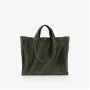 reisenthel Softshopper cord dark matcha GR5057 schoudertas polyester 28 l