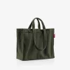 reisenthel Softshopper cord dark matcha GR5057 schoudertas polyester 28 l