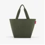 reisenthel Shopper M cord dark matcha boodschappentas ZS5057 - 15 liter inhoud