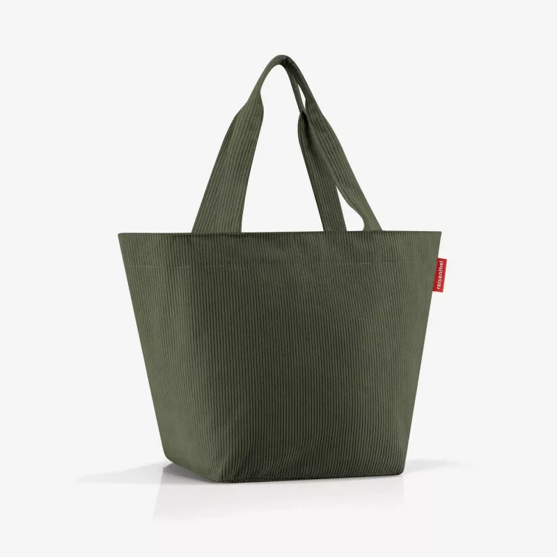 reisenthel Shopper M cord dark matcha boodschappentas ZS5057 - 15 liter inhoud