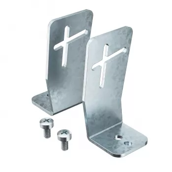 OBO Bettermann 7403850 OKB IT apparaatdrager, staal, bandverzinkt, voor 100 mm kabelgoot