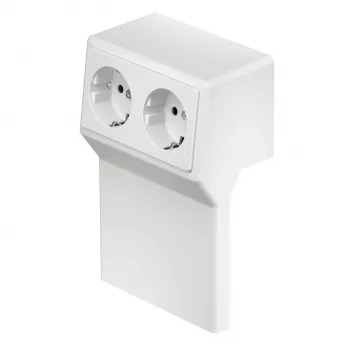 OBO BETTERMANN Rehau apparaatbak met dubbel stopcontact RD 2GT40105 (6132171)