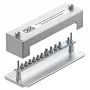 OBO Bettermann potentiaalvereffeningsrail 1810, 348 mm, 10 aansluitpunten, transparante afdekking 5015057