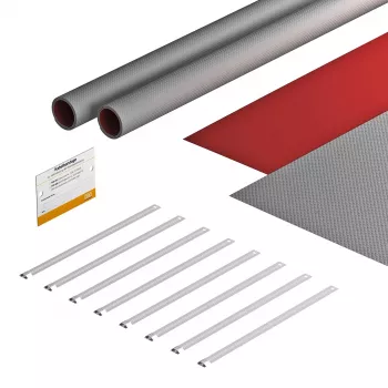 OBO Bettermann FSB-K32 bandageset voor fotovoltaïsche installaties 550x380 mm grijs/rood 7203150