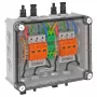 OBO VG-BC900S11 PV-systeemoplossing in behuizing, 2x1 PV-string naar 2 uitgangen, Type 2 SPD, 900 V DC 5088565