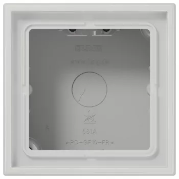 JUNG LS serie opbouwbehuizing, 1-voudig, lichtgrijs LS581ALG