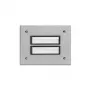 Grothe ETA 802 EV1 afdekplaat 95x95mm geanodiseerd aluminium zilver voor modulaire deurstations 55802