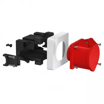 OBO Bettermann 71GDCEE32 CEE-stopcontacteenheid, enkel, 32 A, voor Rapid 80 en ISS-palen, grafietzwart (6119485)