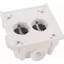 ABL Sursum 1632602 SCHUKO stopcontacteenheid, 4-voudig, 16A, IP44, zwart