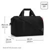 Reisenthel Allrounder L unisex dokterskoffer met rits, grijs monochromatisch polyester (MT7052)