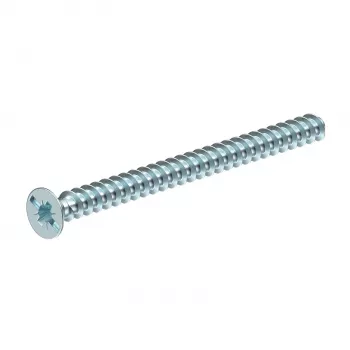 OBO Bettermann 2003279 apparaatschroef M4 x 10 mm, verzinkt staal, lenskop Phillips PZ2, 50-pack