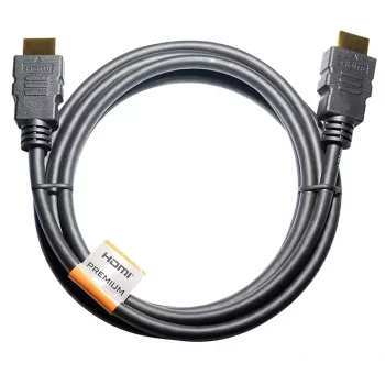 MAXTRACK C 215-2 L HDMI-kabel 2 m zwart 4K Ultra HD 18 Gbps HDMI 2.0