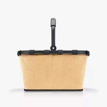 Reisenthel Carrybag Frame Raffia Black boodschappenmand 22L BK 7079