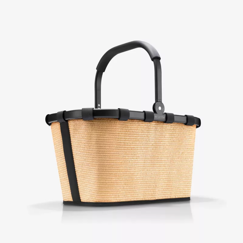 Reisenthel Carrybag Frame Raffia Black boodschappenmand 22L BK 7079
