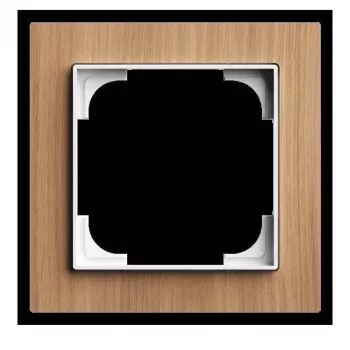 Busch-Jaeger 1721-4083 afdekraam 1-voudig eiken hout 2CKA001754A4887