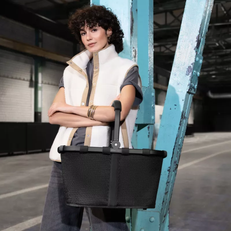 Reisenthel carrybag boodschappenmand Mesh zwart 22 L BK7082