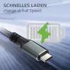 Maxtrack C531-2L USB-C naar USB-C kabel 3.2 Gen2 10Gbps 100W PD 2m zwart