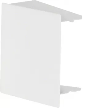 HAGER LFS6006069016 eindstuk voor 60x60 mm kabelgoot, staalplaat, verkeerswit
