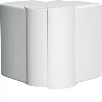 Hager buitenhoek LFF6009039016 voor 60x90 mm kabelgoot, verkeerswit (RAL 9016)