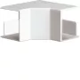 HAGER binnenhoek halogeenvrij PC/ABS voor LF 40x40mm kanaal LF4004049016