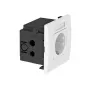 OBO Bettermann BSF apparaat-inbouwstopcontact 1-voudig Schuko zuiver wit IP20 inbouw 6119421
