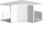 HAGER binnenhoekafdekking LFF2003549016hfr ABS voor LF/LFF 20x33mm verkeerswit (RAL 9016)