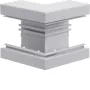 Hager BRA6513039016 buitenhoek-basisprofiel 68x130mm OT80mm verkeerswit aluminium