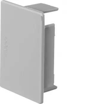 HAGER LF4006067035 eindstuk, halogeenvrij, lichtgrijs, 60x60 mm
