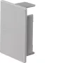 HAGER LF4006067035 eindstuk, halogeenvrij, lichtgrijs, 60x60 mm