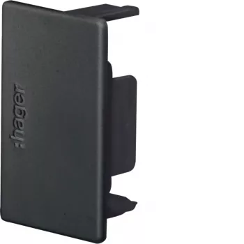 Hager LF3004569011 eindstuk voor LF 30x45mm kabelgoot, grafietzwart