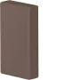 Hager LFF2003568014 eindkap voor LF/LFF 20x33mm kabelgoot, bruin