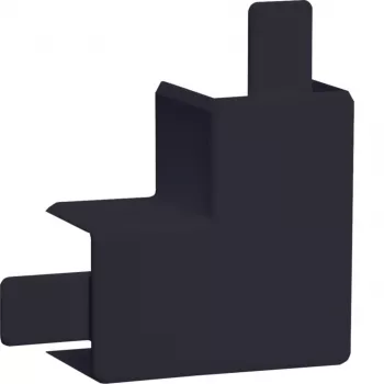 Hager LFF2003559011 vlakke hoek 33x20 mm grafietzwart
