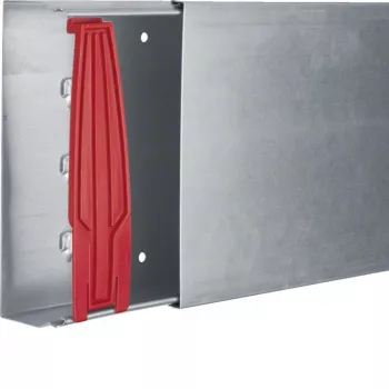 Hager LFS602000VERZ stalen kabelgoot-basisgoot 60x200mm, 2m, thermisch verzinkt