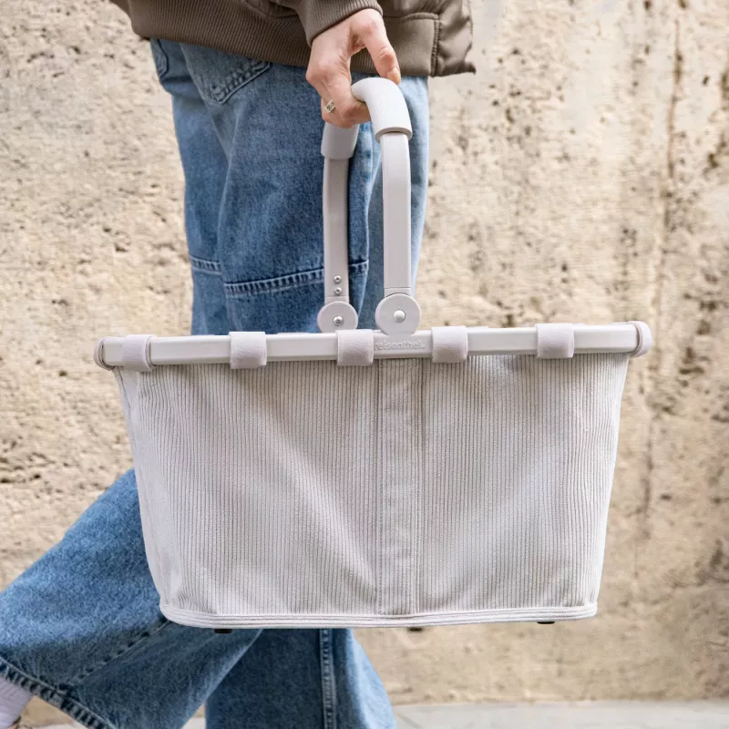 reisenthel carrybag boodschappenmand Cord Grey 22 L BK7084