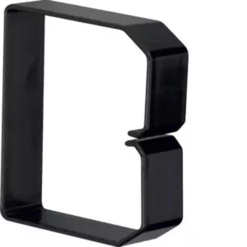 Hager B800803 zwart PVC kabelgoot 80x80mm 2m