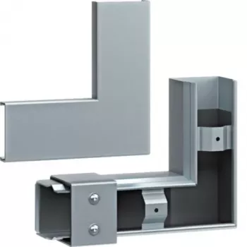 Hager FWK-Plus vlakke hoek 60x60 mm thermisch verzinkt staal, brandbeveiliging FWKP600605VERZ