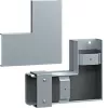 Hager FWK-Plus vlakke hoek 60x100 mm thermisch verzinkt staal voor brandbeveiligingskabelgoten FWKP601005VERZ