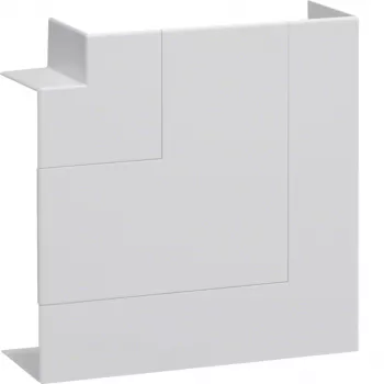 Hager BR651705H9016 vlakke hoek 170x68 mm verkeerswit RAL 9016