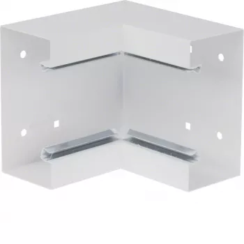 HAGER BRS651304 vws binnenhoek van basisprofiel 68x130mm staalplaat verkeerswit RAL 9016 BRS6513049016