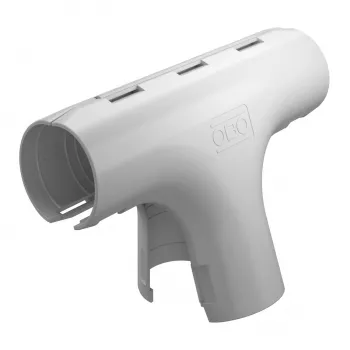 OBO Bettermann Quick-Pipe T-verbinder 3000 TMS M32 lichtgrijs (2153845)