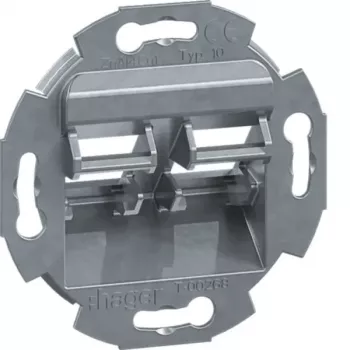 HAGER GMDM102 montageframe 2-module voor GZDM2 RJ45-modules