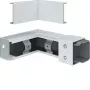 Hager FWK-Plus binnenhoek 60x60 mm wit poedergecoat FWKP6006049016