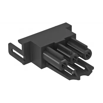OBO Bettermann BTA-SKS S1 SW stopcontactdeel-adapter recht zwart 6117190