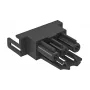 OBO Bettermann BTA-SKS S1 SW stopcontactdeel-adapter recht zwart 6117190