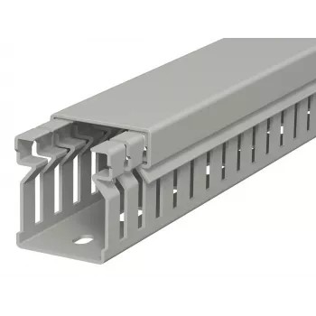 OBO Bettermann LK4 30025 draadgoot, gesleufd, 30x25 mm, 2 m, grijs 6178005